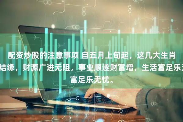 配资炒股的注意事项 自五月上旬起，这几大生肖与财结缘，财源广进无阻，事业顺遂财富增，生活富足乐无忧。